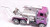 Hot Wheels Mattel 2008 All Stars - Purple Semi Fast II