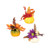 3PCS Artificial Mini Pumpkins Thanksgiving Decoration Autumn Harvest Fake Pumpkins Maple Leaves Table Decor Artificial Flowers for Home Wedding Store Floral Table Centerpiece Decor  A1