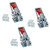 Utoolmart Toggle Latch Clamp 165Kg Capacity Pull Action Adjustable Latch U Bolt GH-40323 3pcs