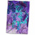 3D Rose Purple Blue Themed Berries and Leaves Abstract Towel  15" x 22"  Multicolor