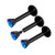 3Pcs Internally Threaded Black Anodized 16g 1 4 6mm labret Earrings Piercing Jewelry Cartilage 2.5mm Sapphire Crystal M5051 3Pcs Internally Threaded Black Anodized 16g 1 4 6mm labret Earrings Piercing Jewelry Cartilage 2.5mm Sapphire Crystal M5051
