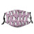 Happy Penguins And Snow On A Purple Background Face Mask Reusable Washable Dustproof Breathable Windproof Scarf Balaclava For Men Women And Adults