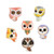 MORCART Refrigerator Magnets  Cute Owl Magnets  for Fridge Office Cabinets Whiteboards Lockers Best Gift Choice for Kids 6 PCS