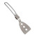 ZUGOU Mini Portable Stainless Steel Cooking Turner Utensil Folding Camping Spatula Outdoor Camping Cooking Hiking BBQ Shovel