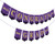 Congrats Grad Banner Purple Graduation Banner 2021-- NO DIY Required Banner for High School College Graduation Party Decorations