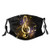 Music Note Face Mask With Filter Pocket Washable Face Bandanas Balaclava Reusable Fabric Mask For Men Women