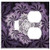 2-Gang  Toggle Outlet Combination Wall Plate Cover - Fractal Floral Striped Lavender Purple Fractal Art