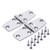 Boat Casting Solid Door Hinges Marine Grade 316 Stainless Steel Mirror Polished Heavy Duty Hinges 4 Inch x 1.5 Inch Used for Boats Yachts Doors Windows  Pack of 2 Include Screws