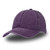 Vintage Baseball Cap 100% Washed Twill Soft Cotton Adjustable Unisex Dad-Hat  Purple