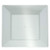 Blue Sky 10 Count Square Dinner Plate  10.75"  Clear