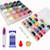 Fbshicung 50PCS Bobbins with Sewing Threads Bobbins Box and Sewing Tools for Brother Singer Babylock Janome