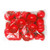 BESPORTBLE 50pcs Activity Lottery Balls  Small Colorful Hollow Balls for Game Party  40mm Diameter Red