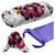 Rachel Rowberry Floral Hard Shell Eyeglass Case for women Medium Sunglasses case with Cleaning Cloth by MyEyeglassCase  AS126 Purple Poppy