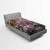 Lunarable Cactus Fitted Sheet  Purple Desert Multicolored Mother Nature Botanical Deserted Bushes Spikes Herbs  Soft Decorative Fabric Bedding All-Round Elastic Pocket  Twin Size  Purple
