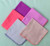Sweet Pinks and Purples 1 Ply 12x12 Inches Set of 5 Solid Flannel Paperless Towels Sweet Pinks and Purples 1 Ply 12x12 Inches Set of 5 Solid Flannel Paperless Towels