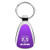 Dodge RAM on Purple Teardrop Keychain - Officially Licensed