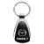 Mazda 3 Black Tear Drop Metal Key Ring