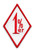 OUTLAW ONE PERCENTER 1%ER RED  and  WHITE MOTORCYCLE BIKER PATCH