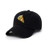 General Pizza Cap Pizza Embroidery Baseball Cap Adjustable Size Dad Hat Unisex  Black