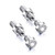 Cool Screw Stud Earrings for Men  Stainless Steel Screw-On Stud Earring Backs Piercing Jewelry  Piercing Screws Hoop Earrings Ear Stud Hypoallergenic  Unique Earrings Gift for Men Boys  Silver