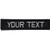 Customizable Text 1x5 Patch w Hook Fastener Patch  Multicam Black