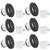 6 Pack HEPA Filter Vacuum Dust Bin Filters Compatible for MOOSOO K17 Cordless Vacuum with Strainer Screen 6 HEPA Filter  and  6 Strainer Screen