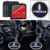For 2Pcs Car Door Logo Projector Light for Lincoln Wireless LED Ghost Shadow Welcome Courtesy Light Compatible for Lincoln