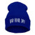 Bad Hair Day Beanie Hat Blue