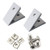 PZRT 2pcs 45 Degree Angle 3030 Aluminum Corner Brackets Profile Corner Joint Connectors Corner Braces with Mounting Screws and Nuts