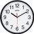 Hippih Black Wall Clock Silent Non Ticking Quality Quartz, 10 Inch Round Easy to Read For Home Office School Clock red second hand