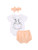 Infant Baby Girl Easter Clothes Short Sleeve Bunny Romper Siolid Shorts with Headband 3pcs First Easter Outfits Set  White  18-24 Months