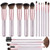 BESTOPE Makeup Brushes 16 PCs Makeup Brush Set Premium Synthetic Foundation Brush Blending Face Powder Blush Concealers Eye Shadows Make Up Brushes Kit  Purple