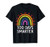 100th Day Of School Teacher 100 Days Smarter Rainbow T-Shirt 100th Day Of School Teacher 100 Days Smarter Rainbow T-Shirt