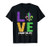 I Love auntie Life Mardi Gras auntielife Fleur de Lis Gift T-Shirt