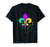 Mardi Gras Fleur De Lis Paint Splatter NOLA T-Shirt