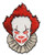 We All Float Down Here Horror Movie Clown - Embroidered Edge Patch Applique