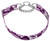Country Brook Design - Purple Hawaiian Half Check Dog Collar - Large