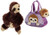 Aurora Plush Sloth Wristamals and Fancy Pals Peek-a-Boo Sloth Bundle
