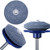 Rednow 3Pcs Lawn Mower Sharpener Lawnmower Blade Sharpener for Power Drill Hand Drill  Blue