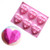 2Pcs set 3D Diamond Silicone Heart Shaped Cake Mold  Non-Stick Mousse Bread Bakeware Cake Pan Home Baking DIY  Heart Love Shape