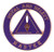 Royal & Select Master Round Purple Masonic Auto Emblem - 3" Diameter
