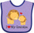 Inktastic I Love My Grandpa Baby Bib Lavender and Purple