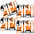 Big Dot of Happiness Orange Grad 2021 - Best is Yet to Come - 2021 Decorations DIY Orange Graduation Party Essentials - Set of 20