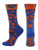 TCK Florida Gators Womens Savage Socks  Blue Orange  Medium