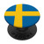 Sweden Swedish Sverige Flag Flagga PopSockets PopGrip  Swappable Grip for Phones  and  Tablets