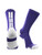 TCK Baseline 3.0 Athletic Crew Socks  Purple White  Medium