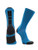 TCK Baseline 3.0 Athletic Crew Socks  Electric Blue Graphite Black  Large
