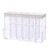 FGHGF 6 Case Spice Shaker Jars Plastic Salt and Pepper Shakers with Lid Transparent Condiment Jar Storage Container Storage Bottle Box Set Seasoning Shaker
