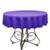 Polyester Round Tablecloth 36" by KS LINENS  Purple