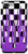 iPhone 7 Plus 8 Plus Black White Checkerboard Pattern Hot Fire Purple Flame Case